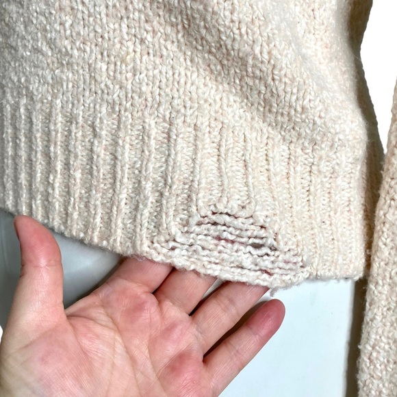 Wildfox Dreamer Marcel Distressed Sweater - Picture 6 of 10